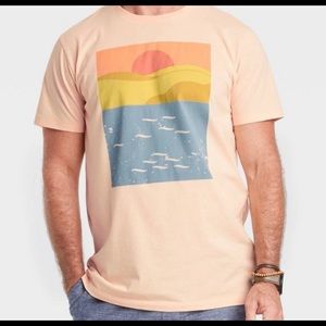 XL bright light orange tee